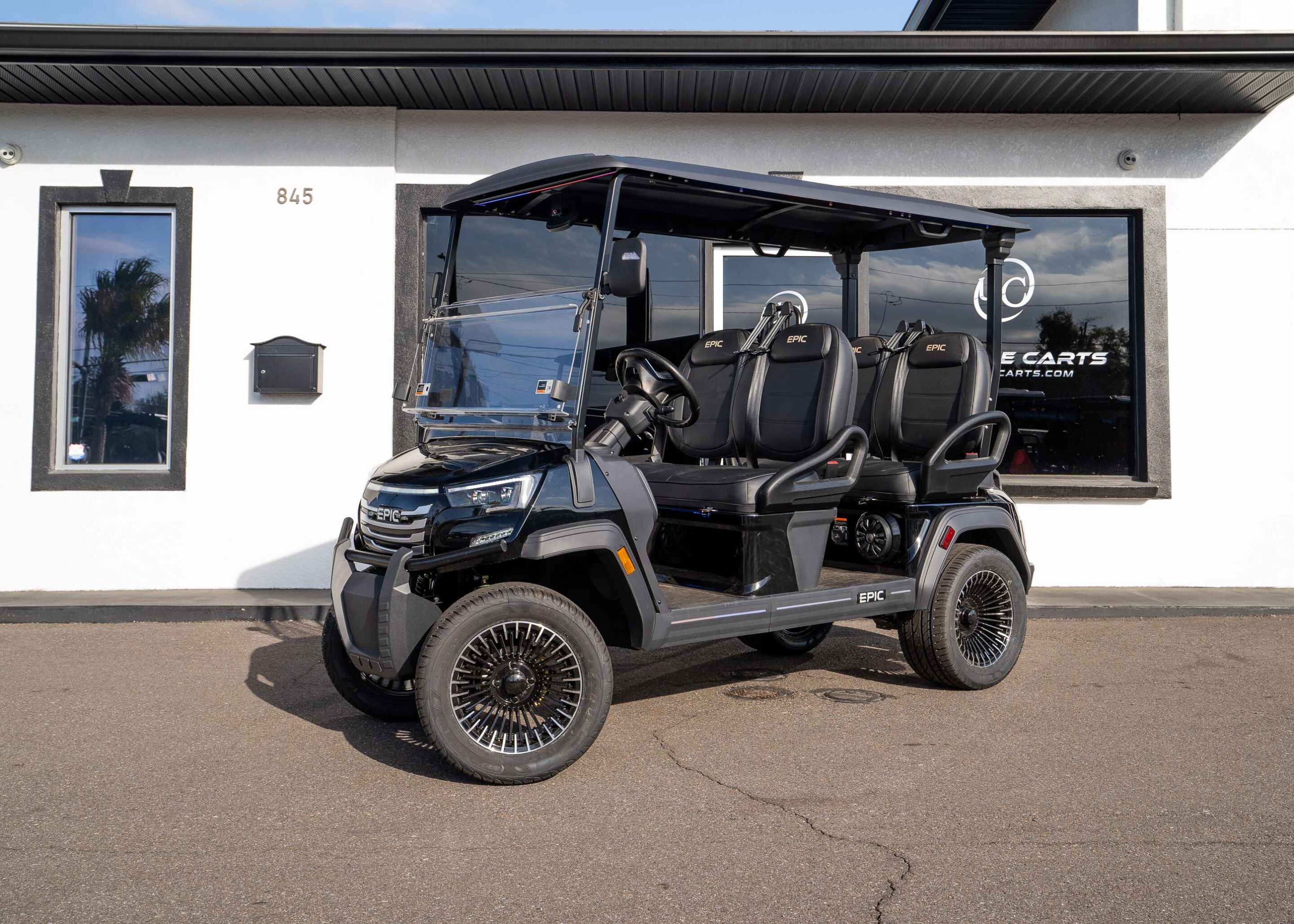 2025 Epic Carts E40FX Gloss Black Gloss Black